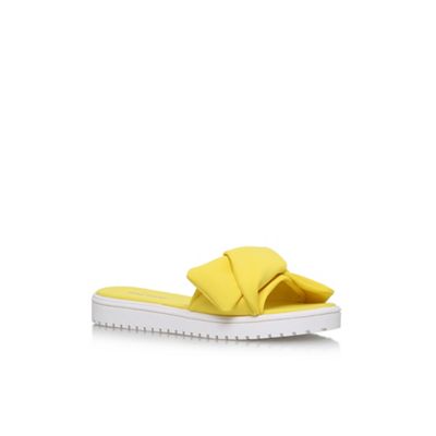 Yellow ruth flat sandals